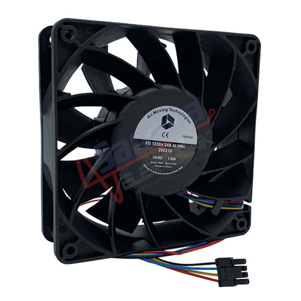 FAN - VENTUS 200310-FD1238H24B45PRH 120x120x25MM 12V 0.40A 4.80W 2500RPM SB