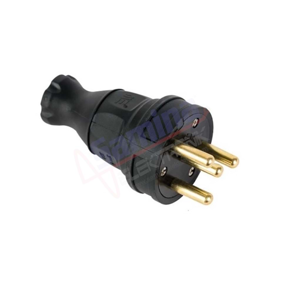 Mete Enerji 401003 3X25A Düz Fiş 380-415 V