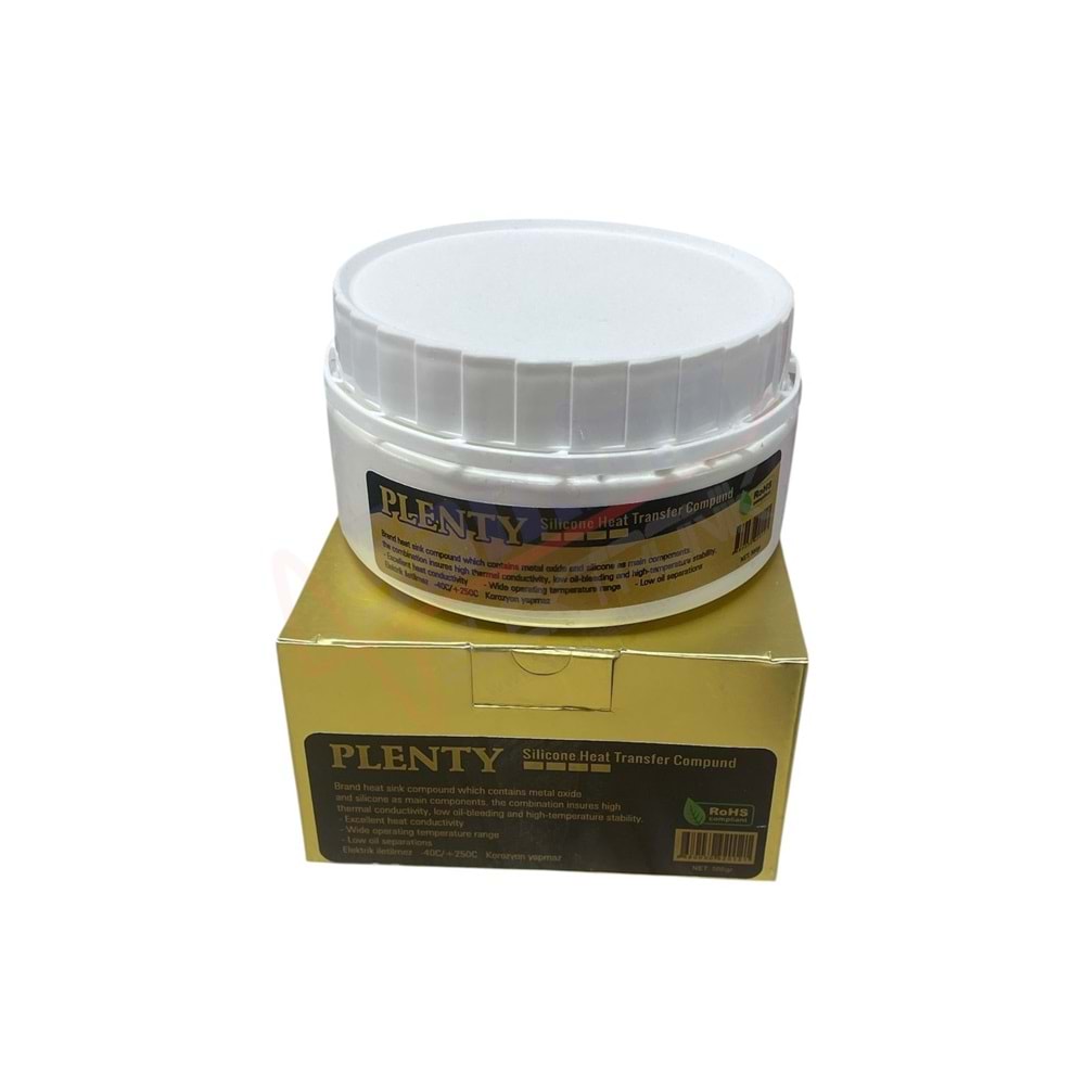 Plenty Silikon Isı Transfer Macunu 500gr