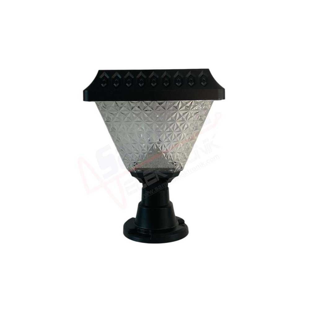 Hightek HT-2917 50W Beyaz Ledli Solar Bahçe Armatürü