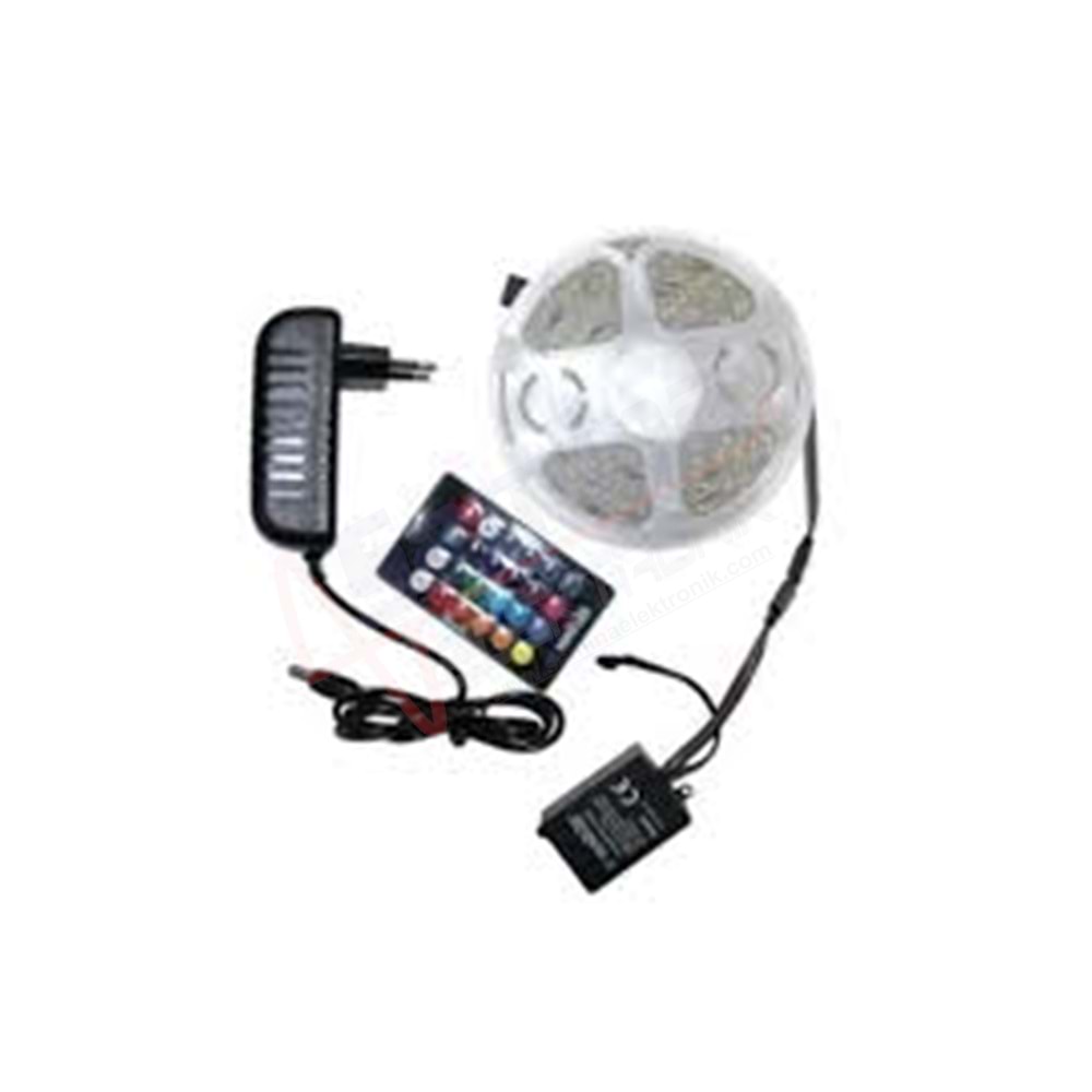 Hightek RGB 2835 5mt Ledli Kumandalı Set