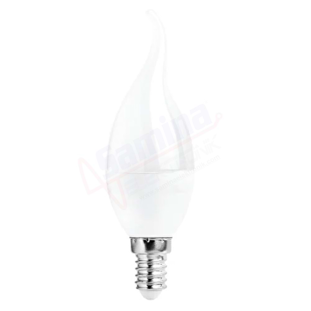 Osaka 230v 6w E14 Led Kivrik Buji Beyaz Ampül
