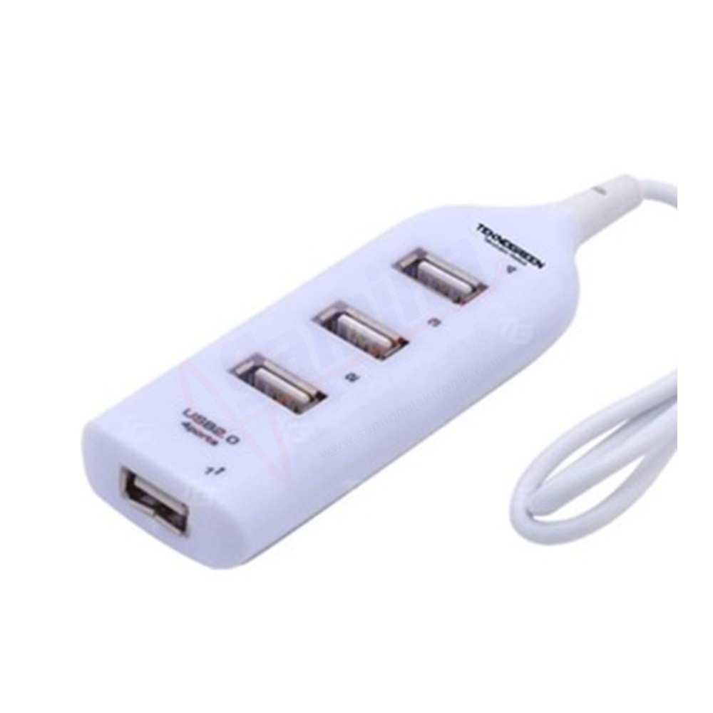 Saminatronik 4 Port Usb Hub 1mt Kablolu Tku-584
