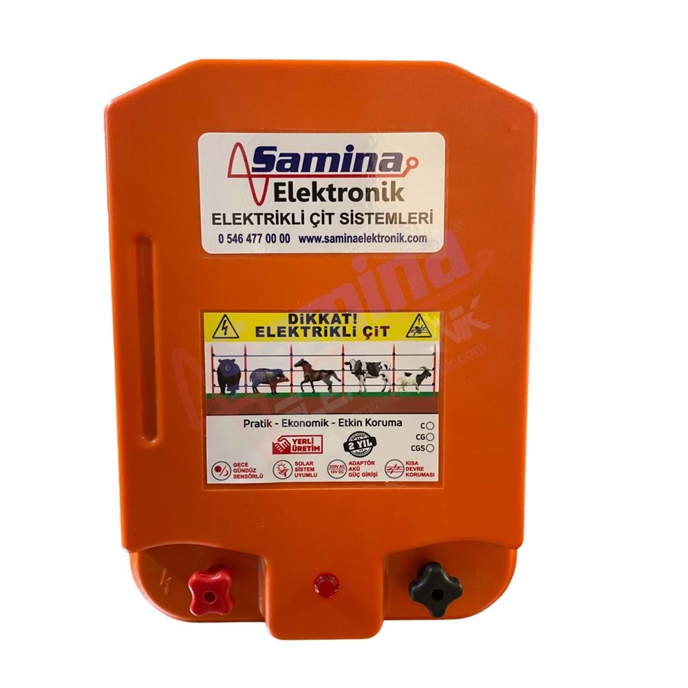 Samina YGS12-2500 Sensörlü Elektrikli Çit Cihazı