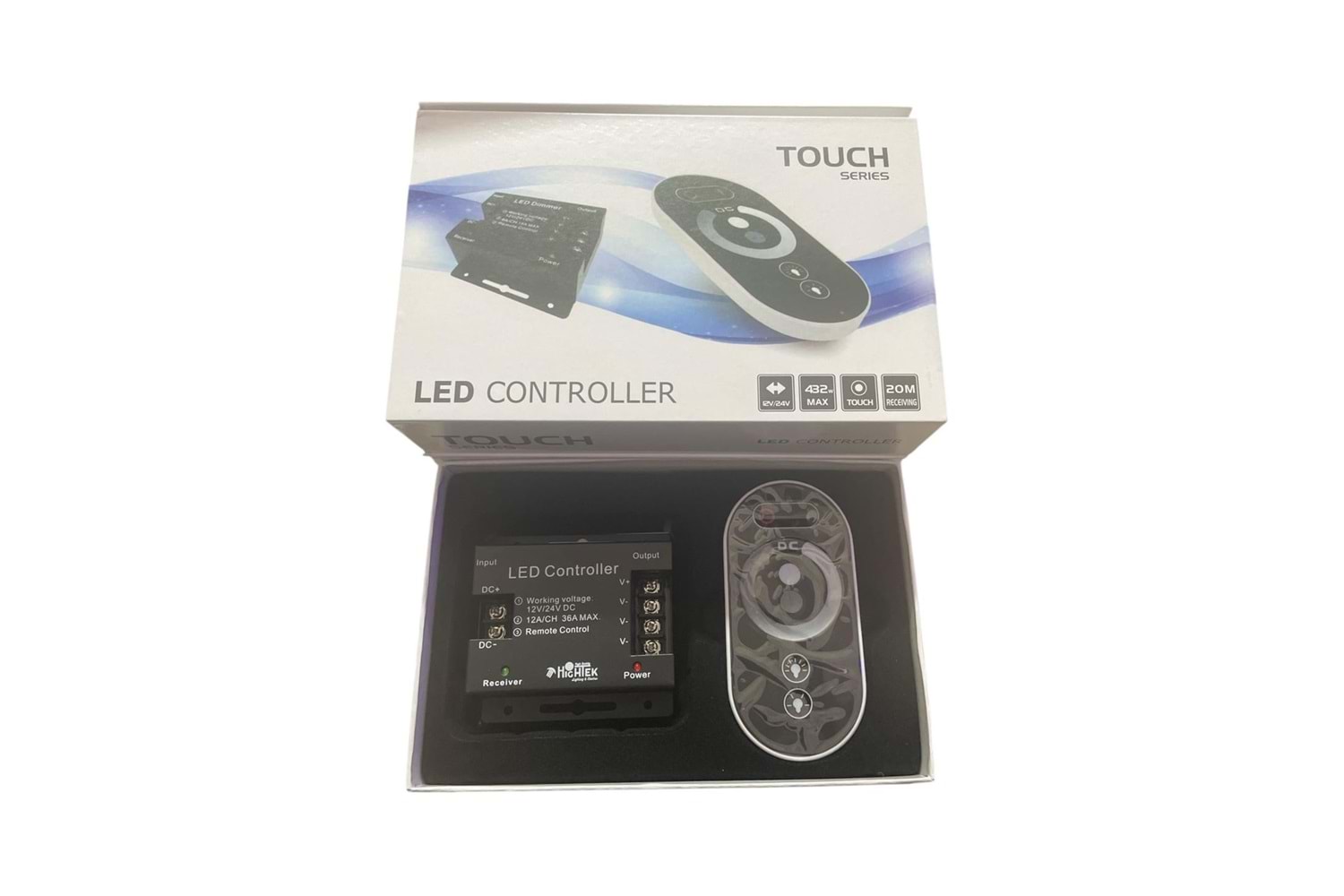 Dokunmatik Touch Kumandalı 12/24VDC 30A Dimmer Led Kontrol