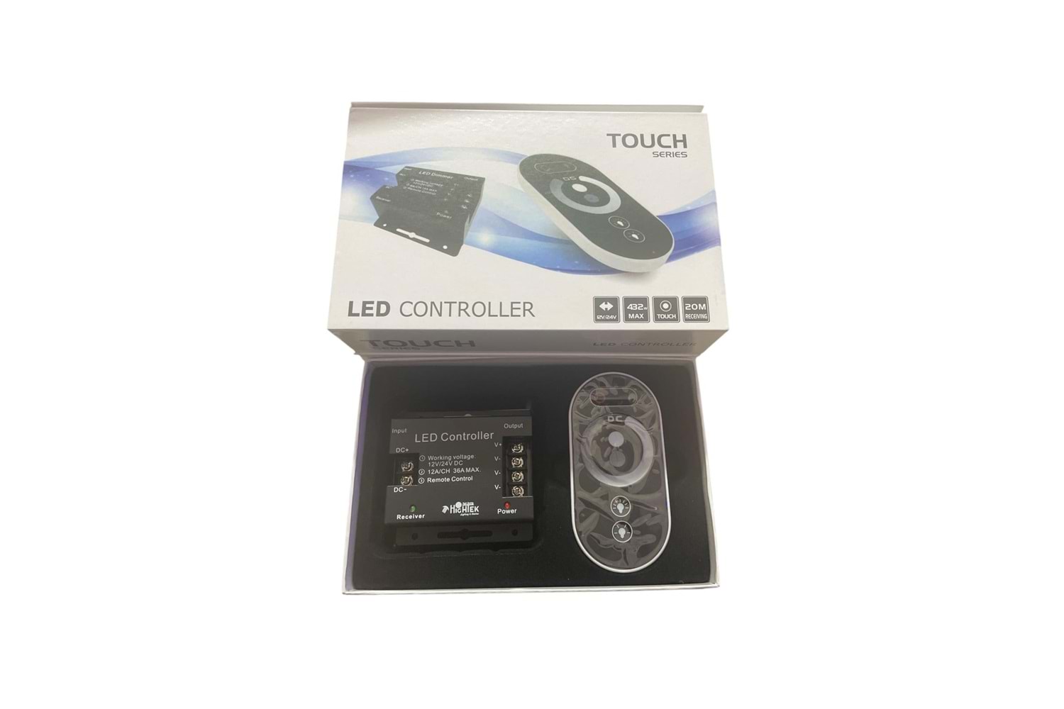 Dokunmatik Touch Kumandalı 12/24VDC 30A Dimmer Led Kontrol