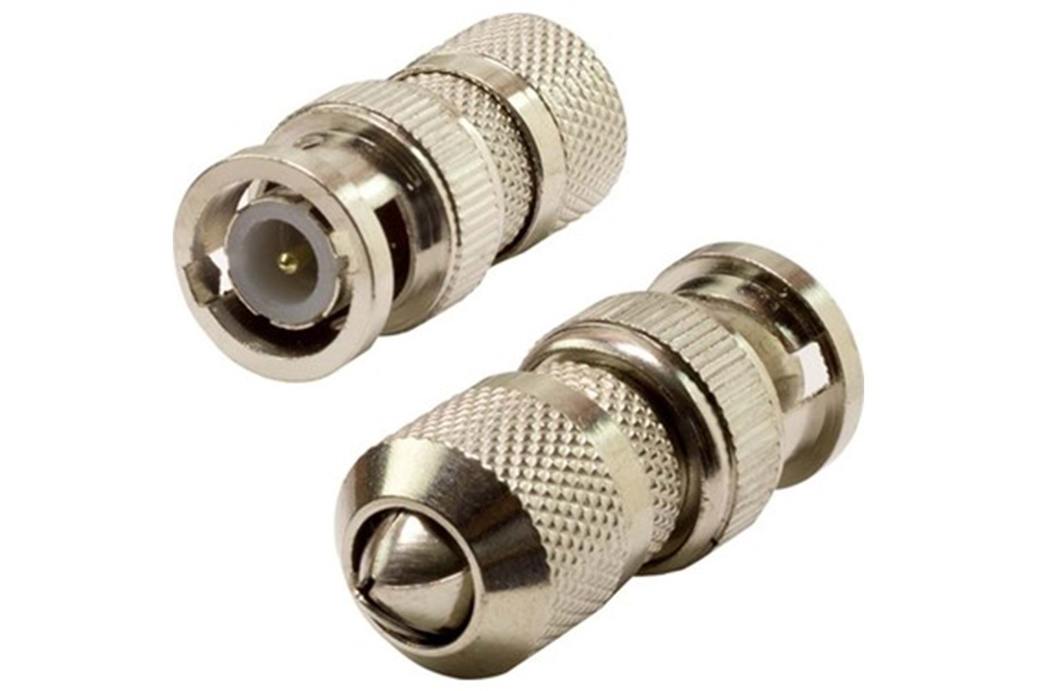 Saminatronik Bnc Fiş Gümüş Cctv Kamera Bnc Konnektör 10 Adet