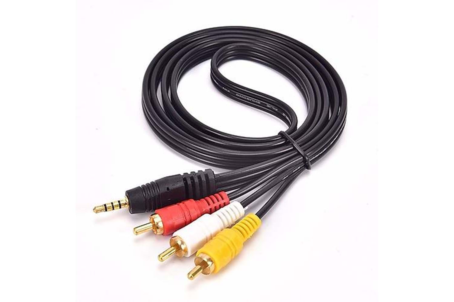 Saminatronik 3,5mm Stereo Erkek-3RCA Erkek 1.5mt Kablo