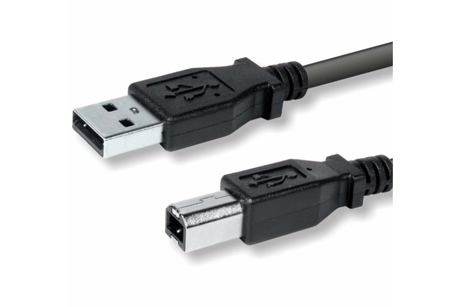 USB 2.0 10Mt Yazıcı Kablosu Şeffaf