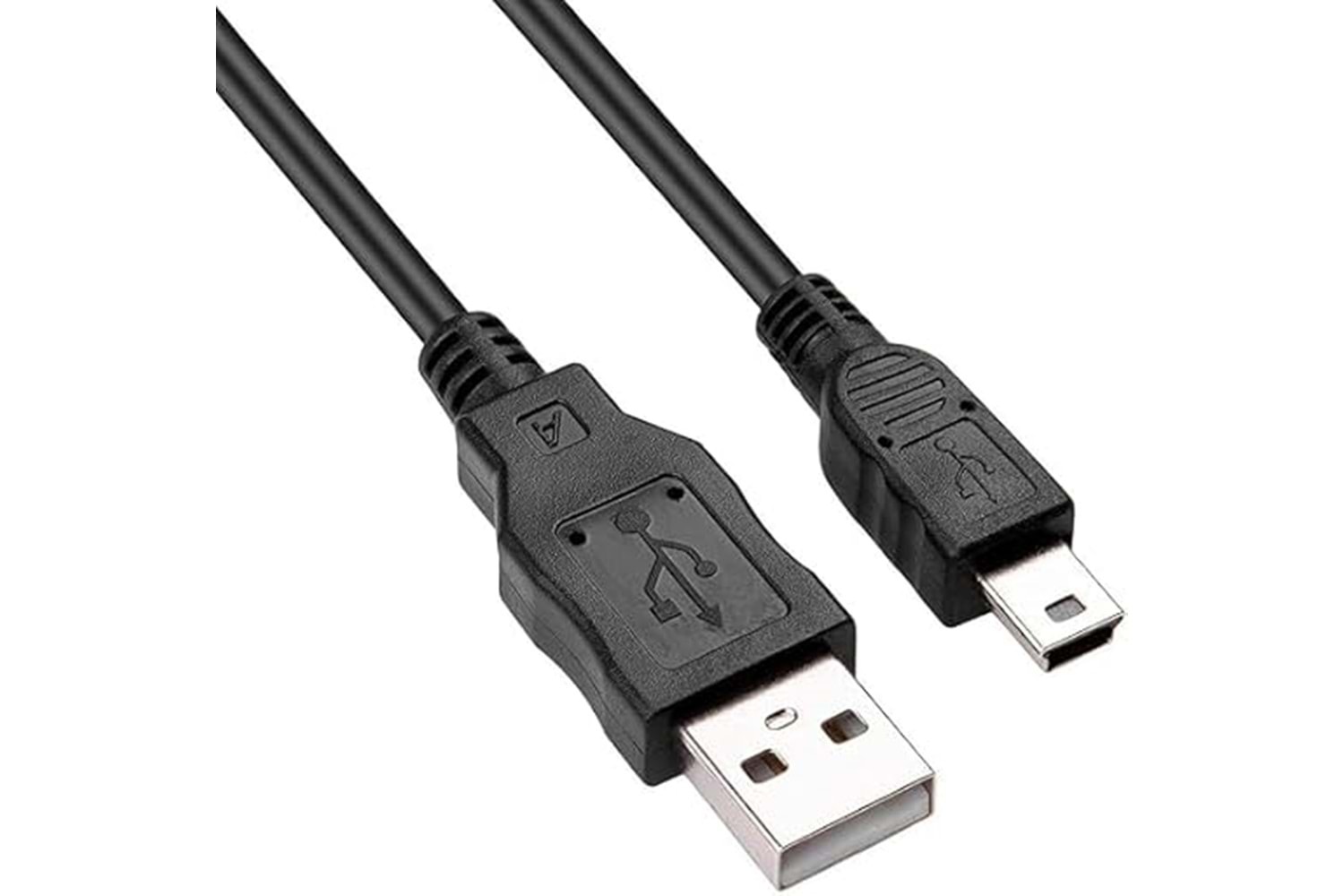 Saminatronik Mini USB to USB Data Şarj Kablosu 1,5mt Siyah
