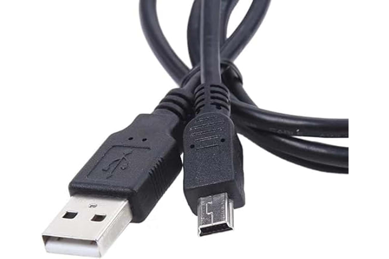 Saminatronik Mini USB to USB Data Şarj Kablosu 1,5mt Siyah