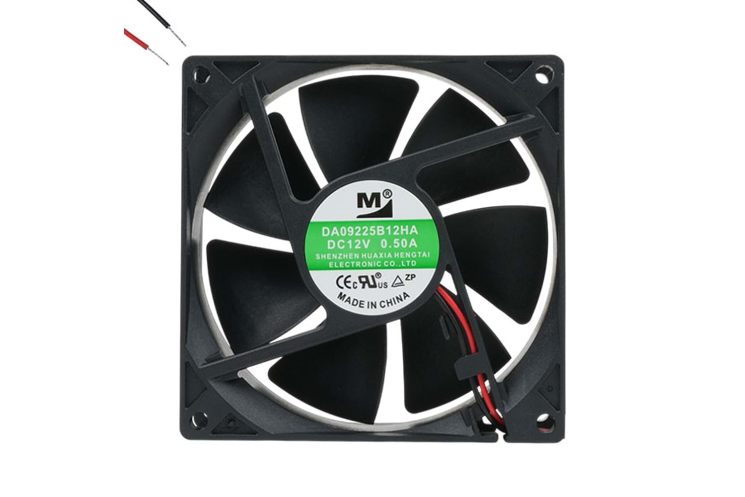 FAN - HENGTAI DA09225B12HA 92x92x25MM 12V 0.50A 6W 3500RPM BB