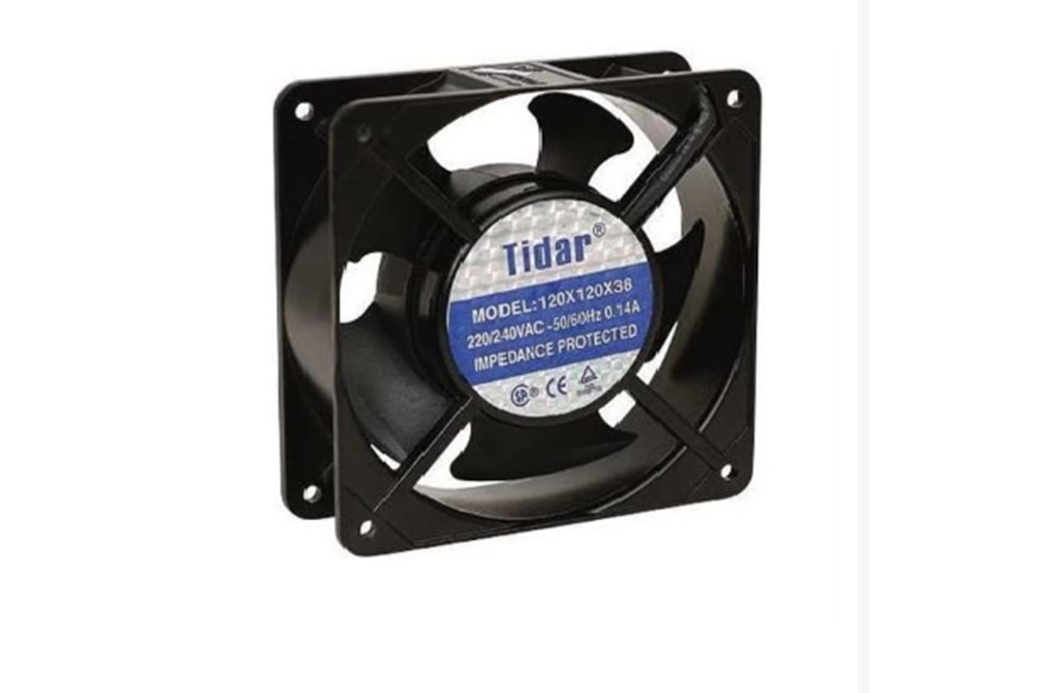 FAN -TİDAR 120x120x38MM 220VAC 0.14A FAN