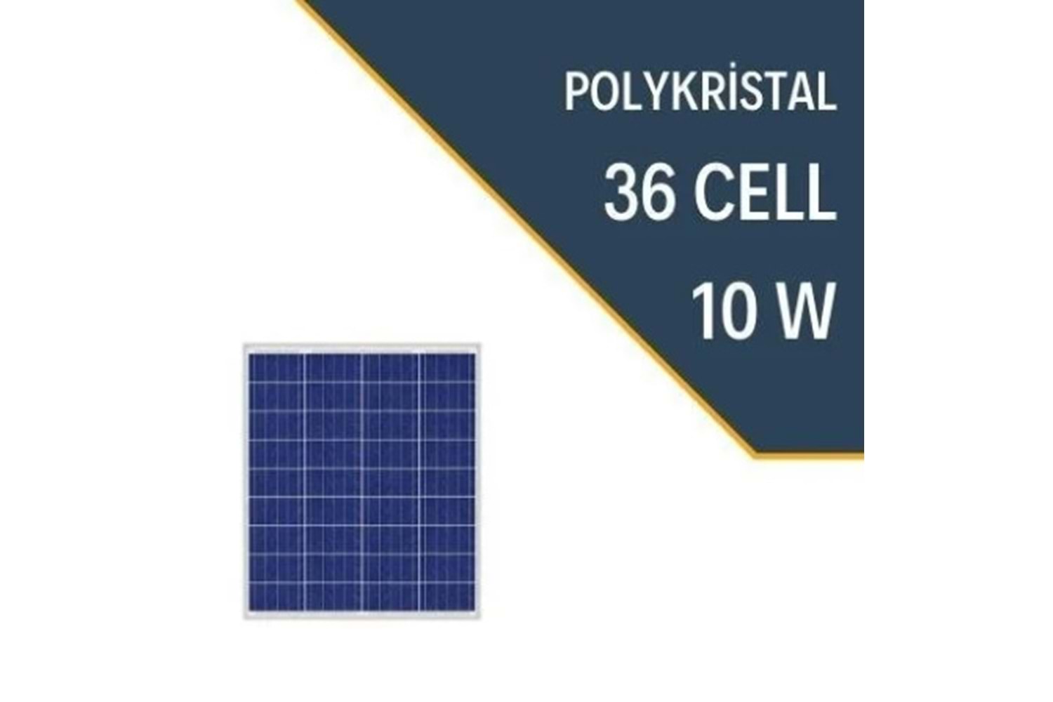 Lexron 10W Polykristal Güneş Paneli
