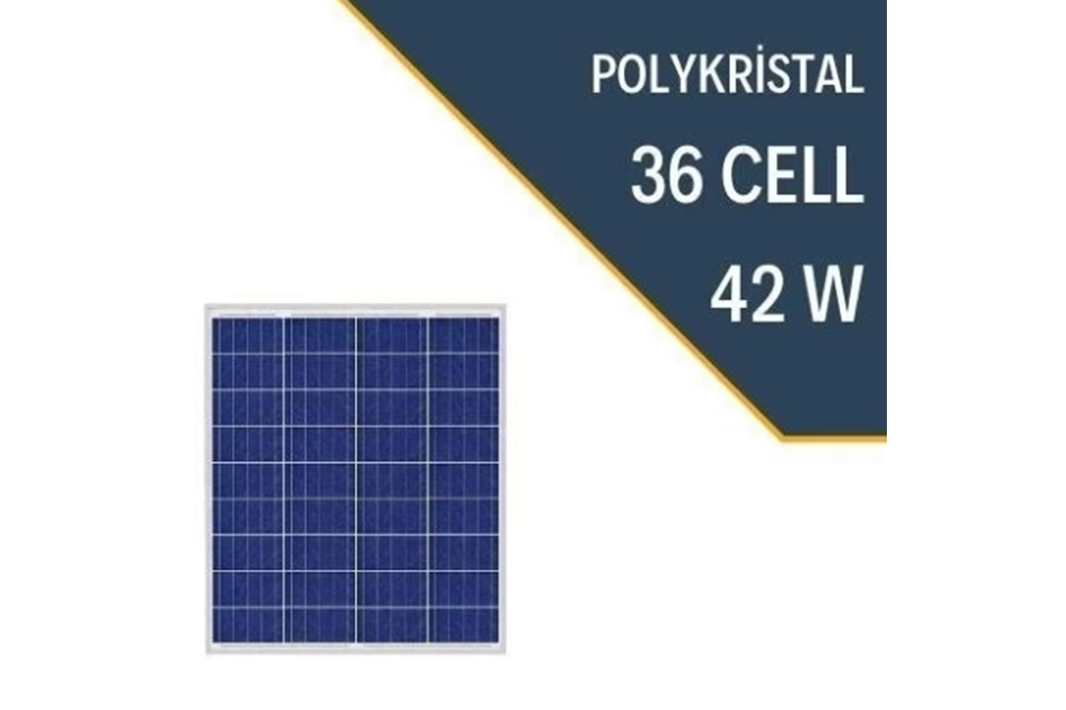 Lexron 42W Polykristal Güneş Paneli