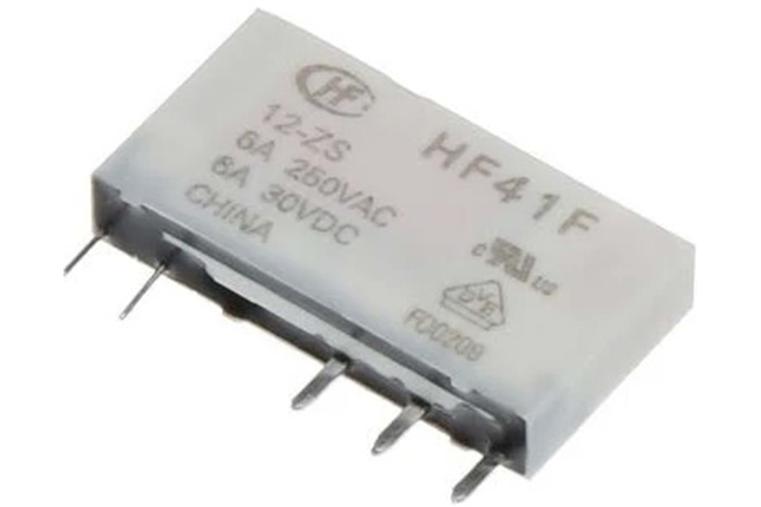 Röle - HONGFA HF41F-12ZS POWER SLIM 6A 12V 1PNC