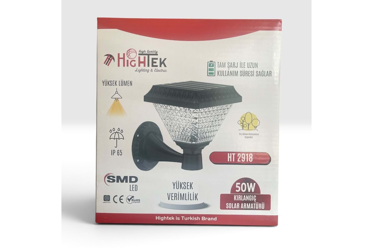 Hightek HT-2918 Solar Bahçe Armatürü Kırlangıç