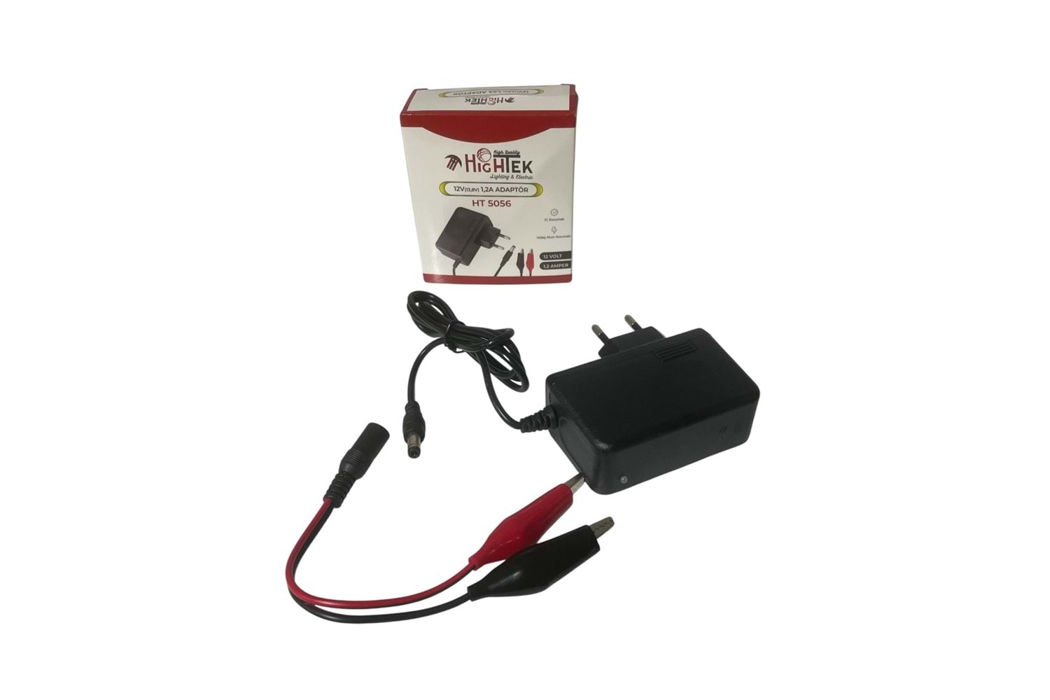 Hightek HT-5056 12 Volt 1.2 Amper Aku Şarj Adaptörü