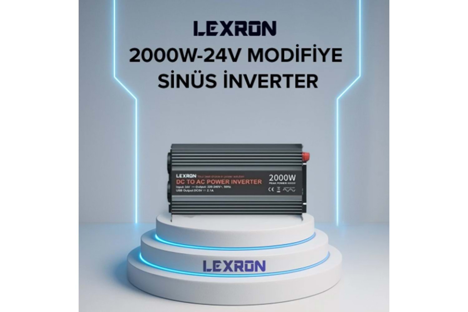 Lexron 2000W 24V Modifiye Sinüs İnverter