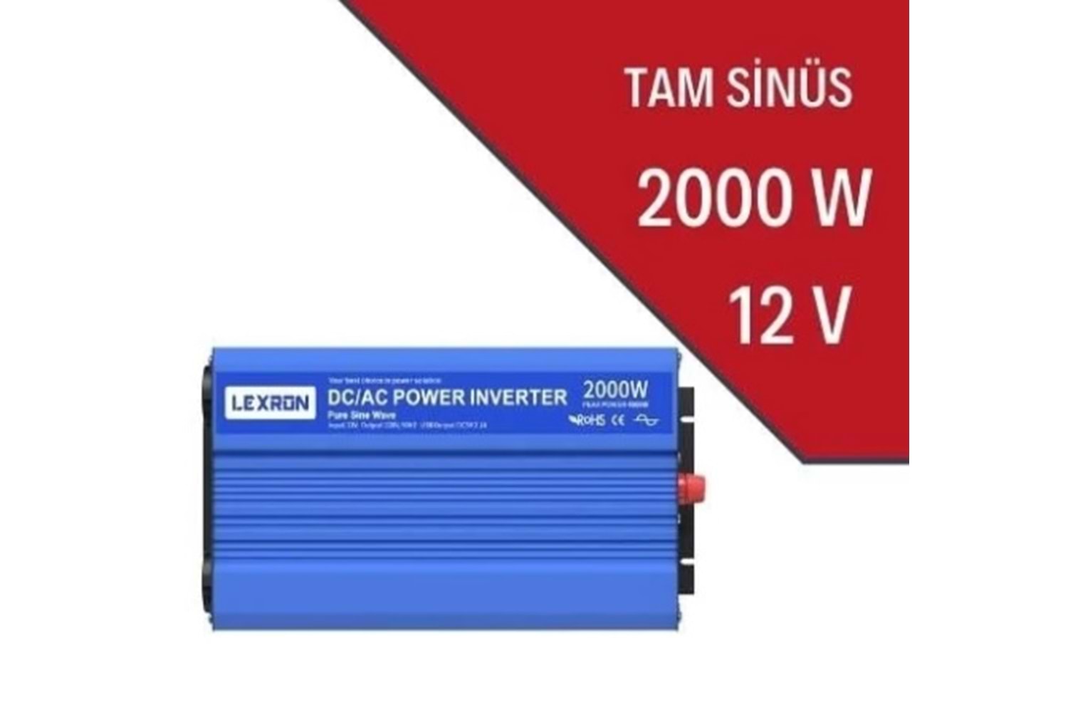 Carspa 2000W 12V Tam Sinüs İnverter (Solar Jeneratör)