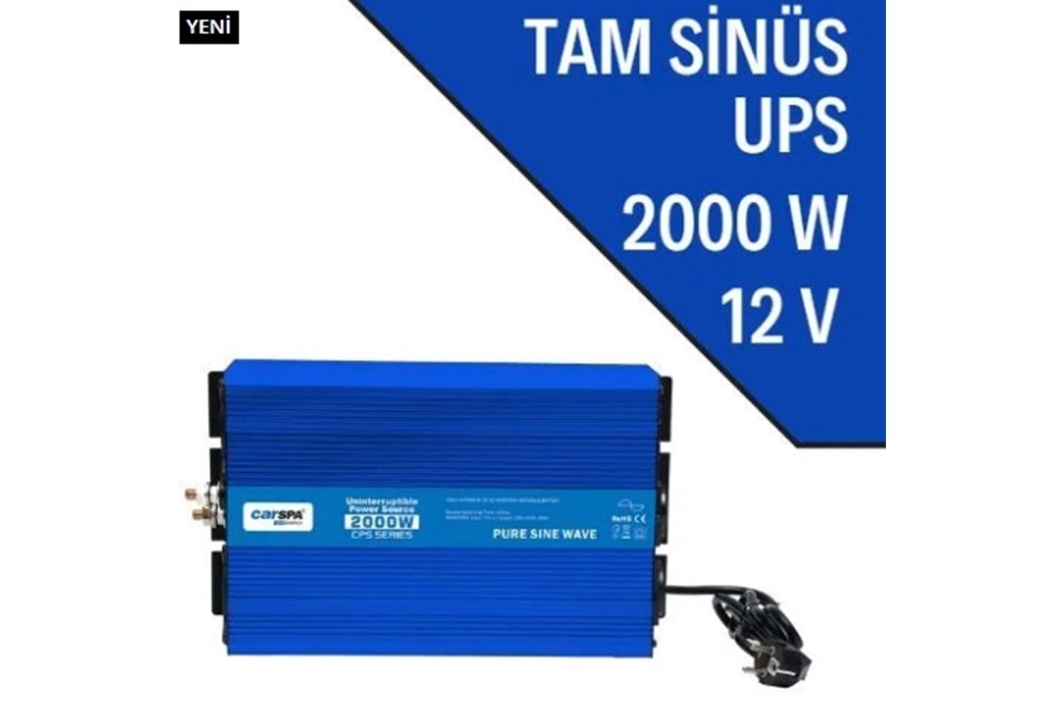 Lexron UPS 2000W 12V Tam Sinüs UPS İnverter