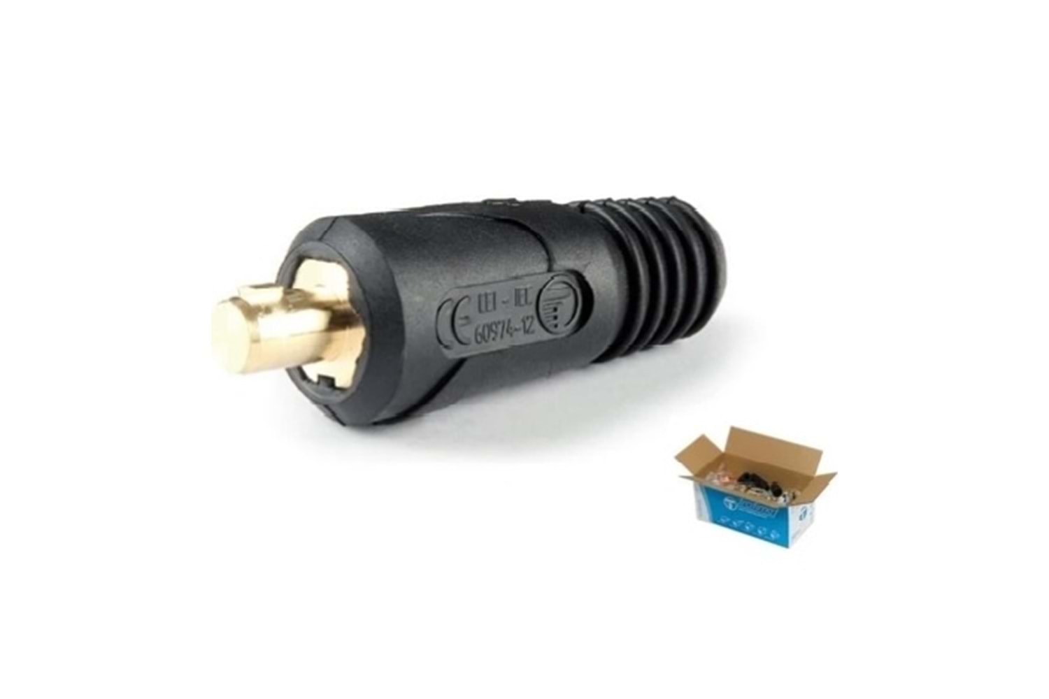 Jack - Trafimet CX0021 DKJ 50-70 mm² Kaynak Kablosu Kauçuklu Erkek Soket