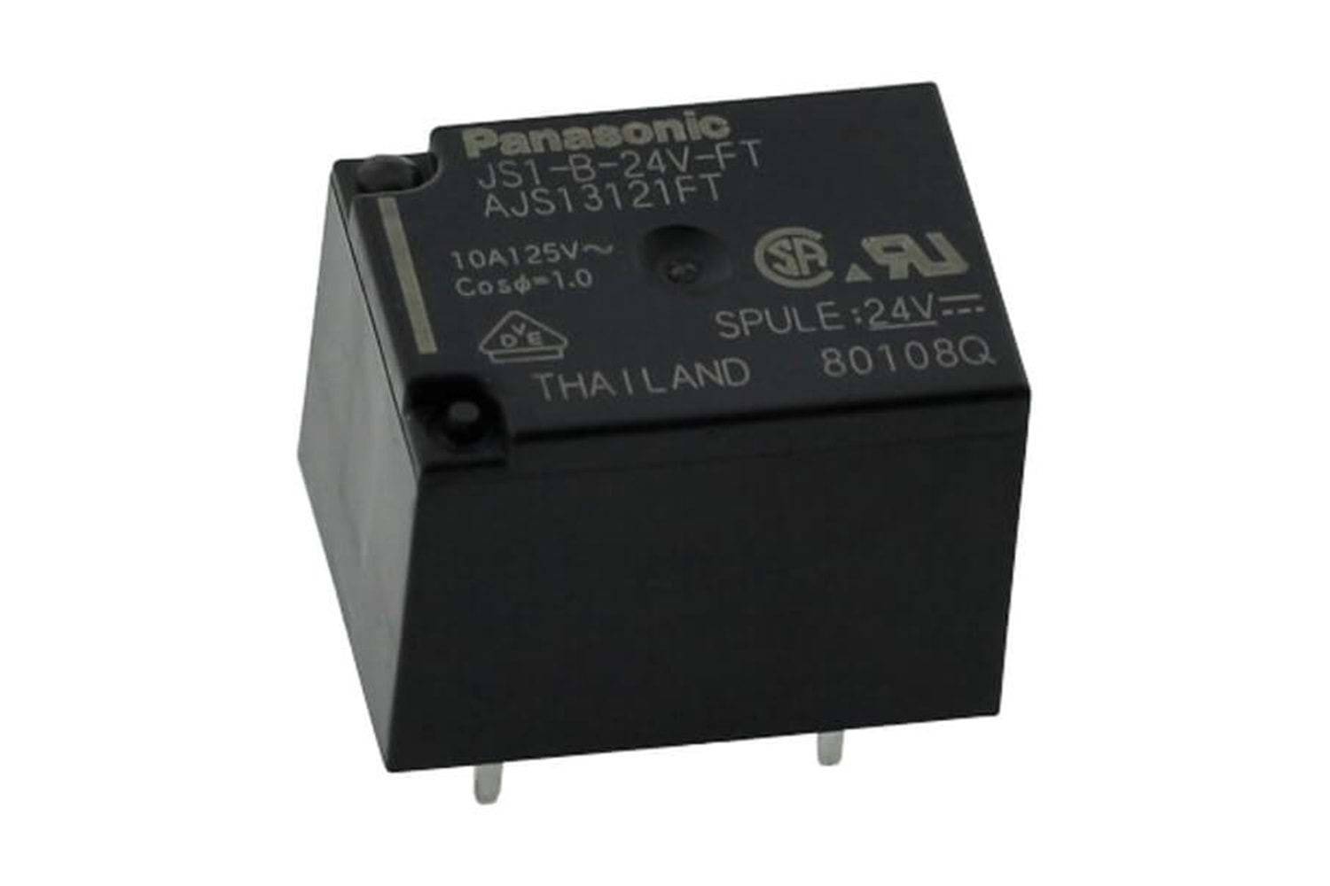 Röle - Panasonic JS1-B-24V-FT 10A 24VDC ULTRA-MINI. PCB TYPE