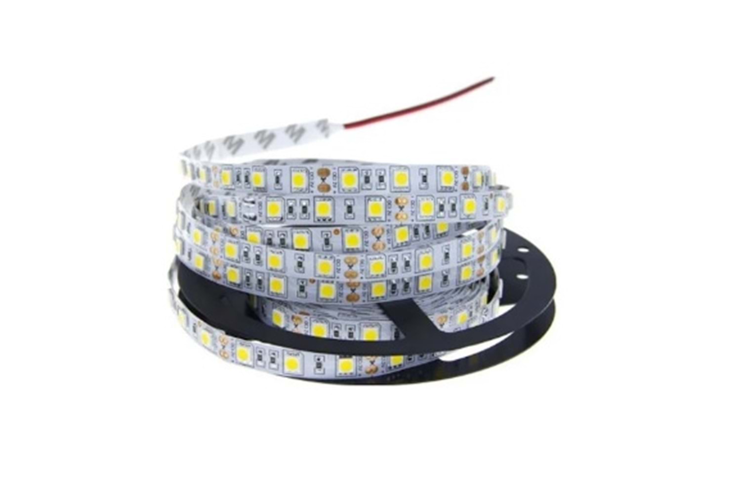 Şerit Led 5050 Metrede 60 Led 3 Çipli İç Mekan 5mt - Yeşil