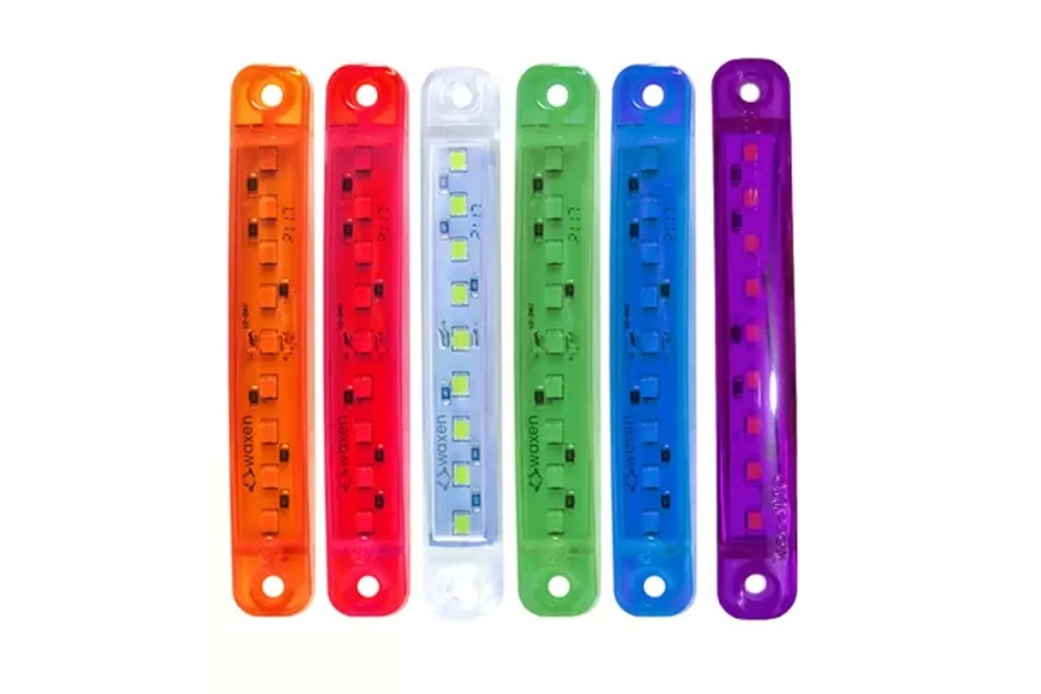 Saminatronik 9 Ledli Oto Parmak Led MOR (5 li Paket)