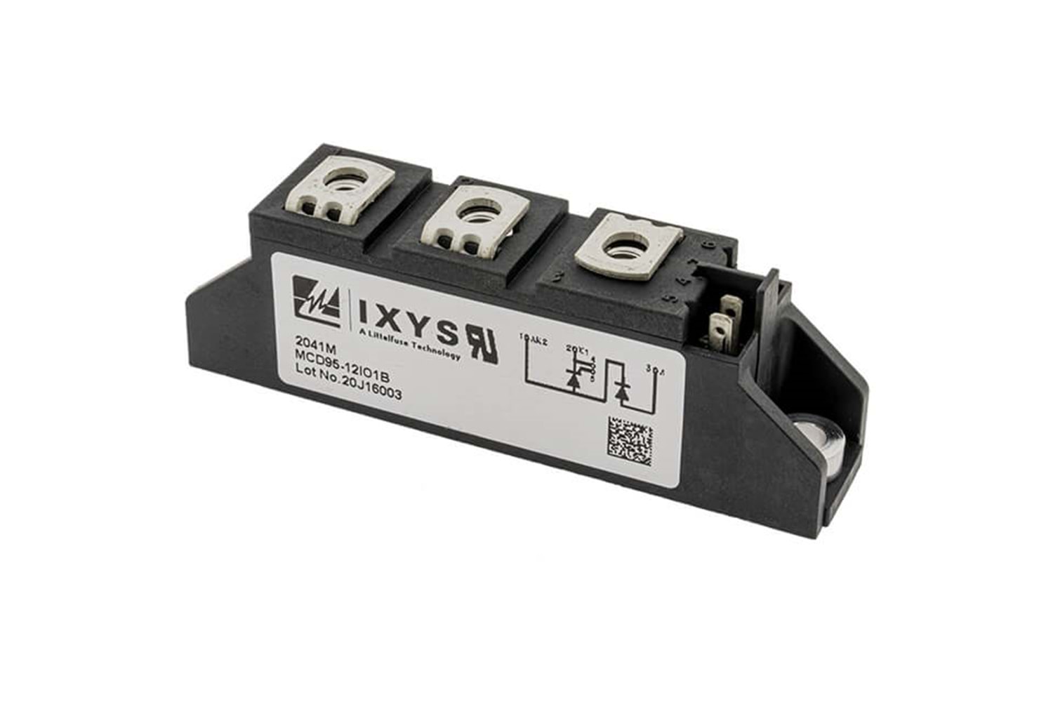 IXYS MCD95-12IO1B THYRISTOR DIODE MOD.DUAL 116A 1200V TO240AA CHASSIS