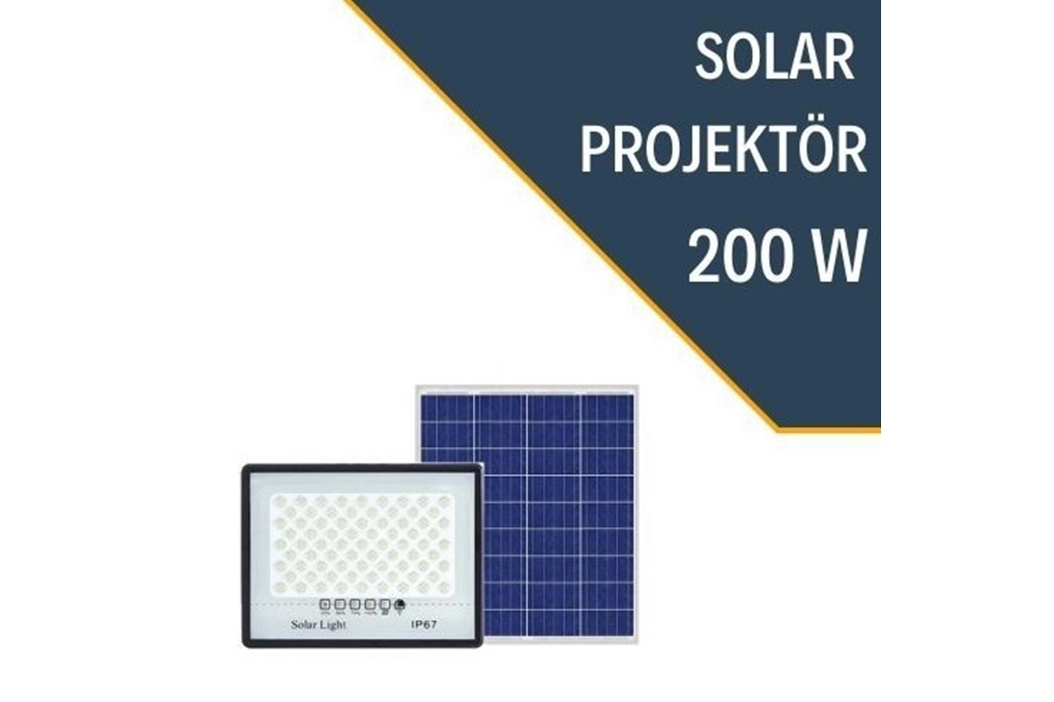 Lexron 200W Solar Projektör