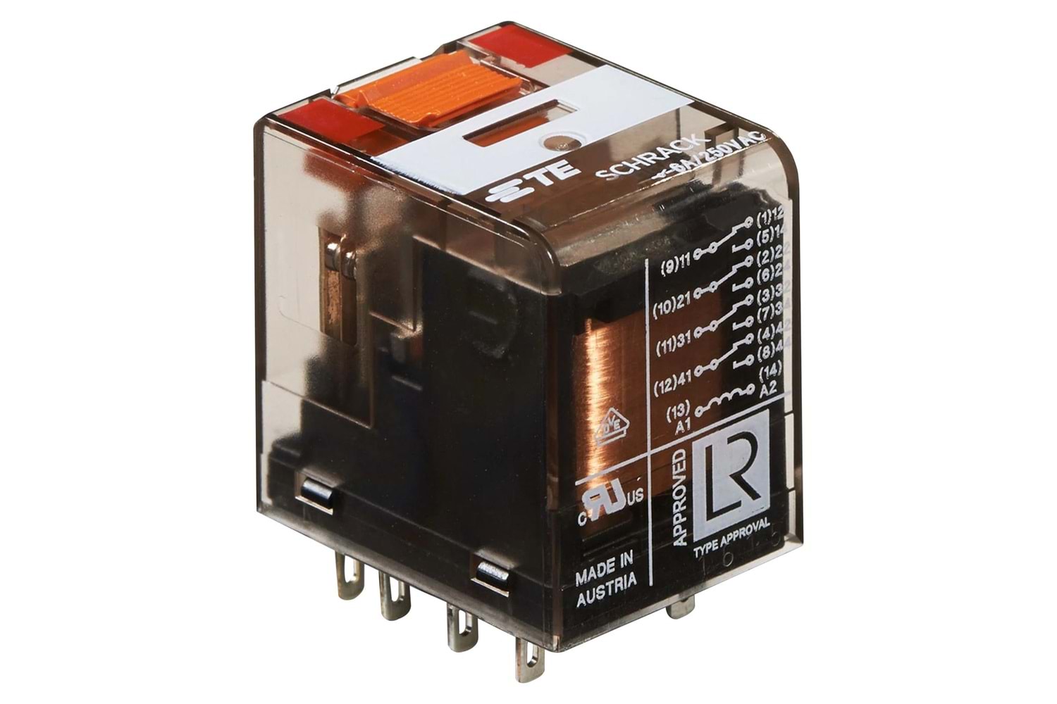 Röle - SCHRACK PT570730 4K 6A 220VAC