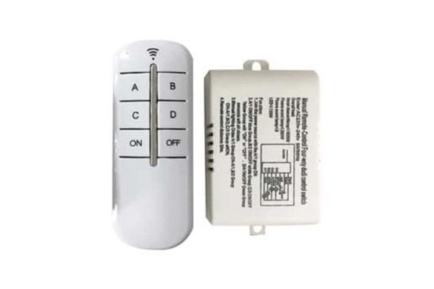 Hightek RF-4X1000W 4 Kanal Uzaktan Kumanda Sistemi - Avize Kontrol