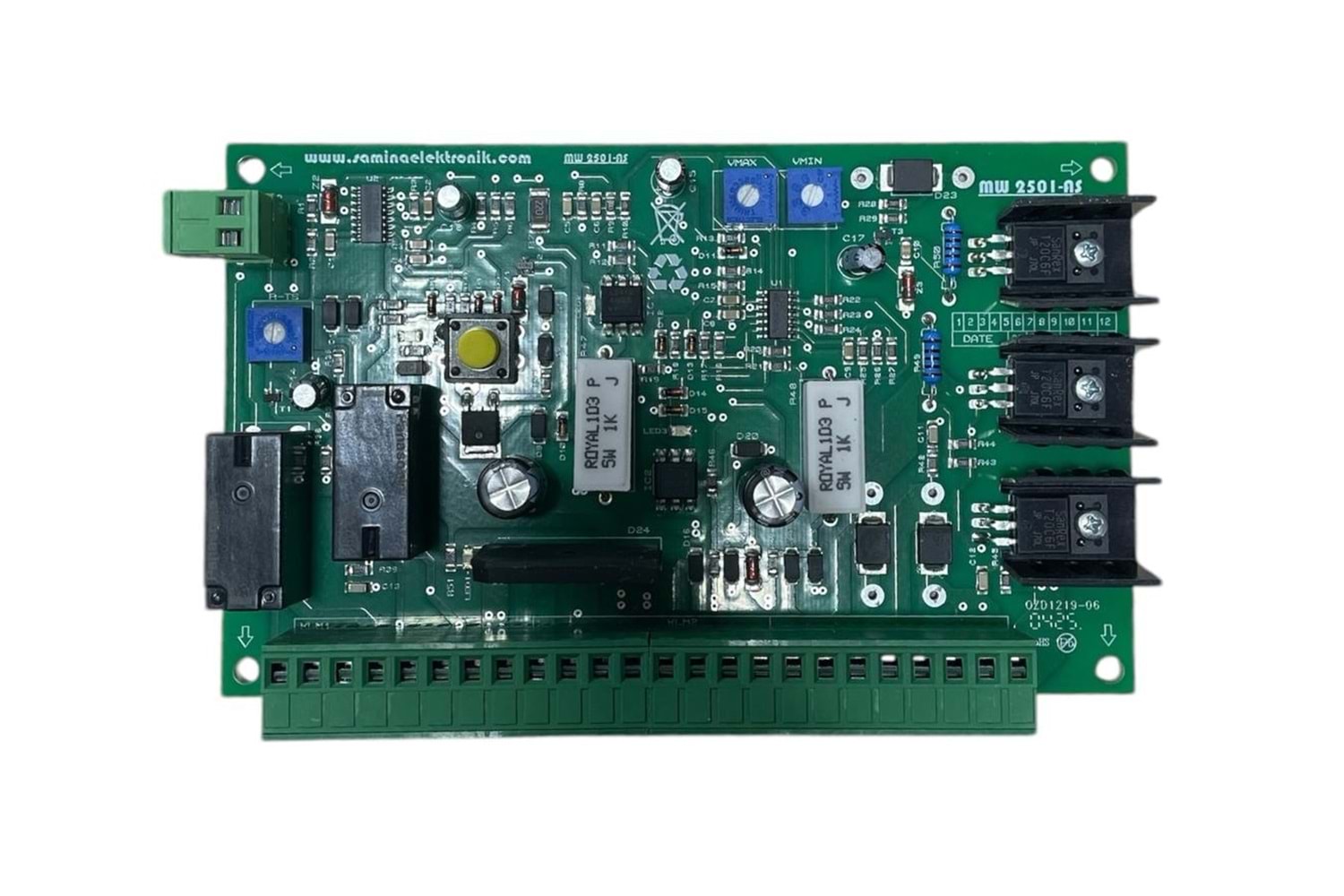 SAMİNA MW 2501-AS (S-212) KAYNAK TEL SÜRME KONTROL KARTI