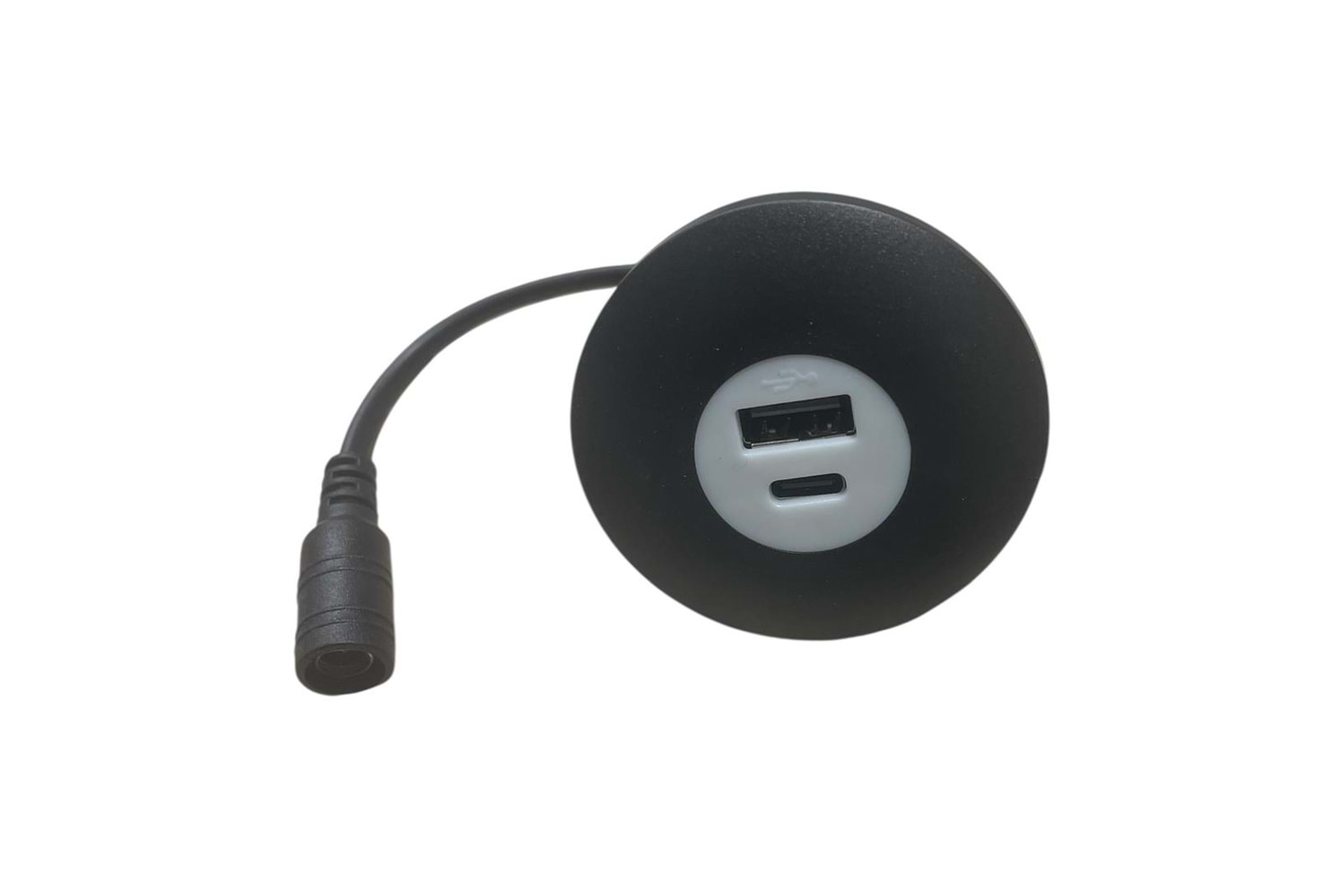 Hightek A16 Işıklı USB+TYPE-C 12-24VDC Araç Şarj Soketi