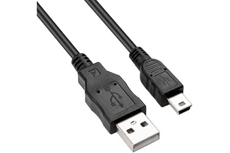 Saminatronik Mini USB to USB Data Şarj Kablosu 1,5mt Siyah