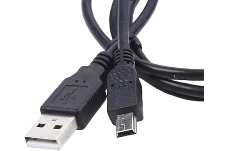 Saminatronik Mini USB to USB Data Şarj Kablosu 1,5mt Siyah