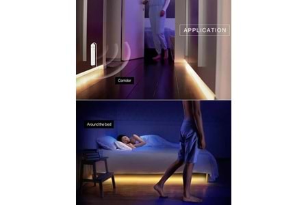 Saminatronik Hareket Sensörlü 1mt Şerit Led