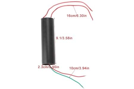 Saminatronik 3/6V To 400KV Yüksek Voltaj Transformatörü - Ark Darbesi Ateşleme Bobini