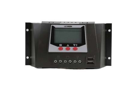 Lexron 40A 12-24V PWM Solar Şarj Kontrol Cihazı