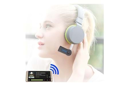 BLUETOOTH AUX MÜZİK ALICISI ARAÇ KİTİ - Universal Bluetooth 3.0 to AUX Çevirici