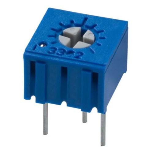 TRIMPOT 3362P-1-503LF-BN CERMET SINGLE TURN VER.ADJ 50K 0.25W