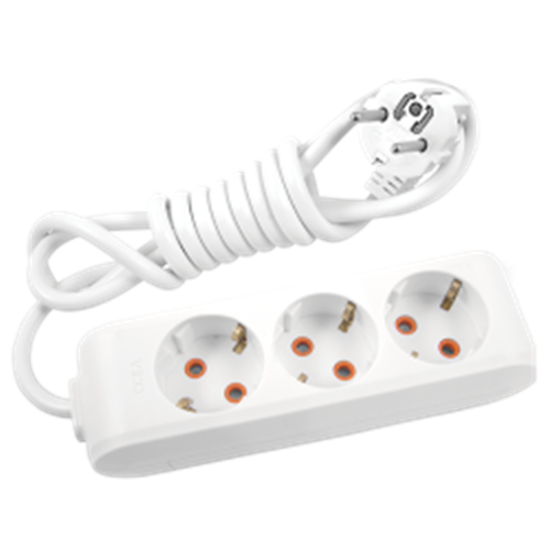 Viko Multi-Let Üçlü Grup Priz Topraklı 3 Metre Beyaz (Çocuk Korumalı) 90113303