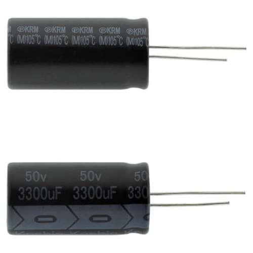 CAP.EL. Koshin 3300uF 50V Kondansatör 18x35.5 105C 7,5mm
