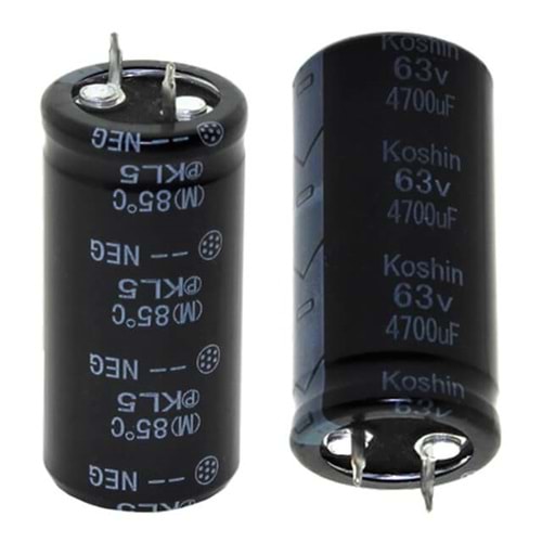 CAP.EL. Koshin 4700uF 63V Kondansatör 22x45 85C SNAP-IN
