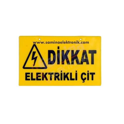 Samina CAP-6-Levha Elektrikli Çit Uyarı Levhası