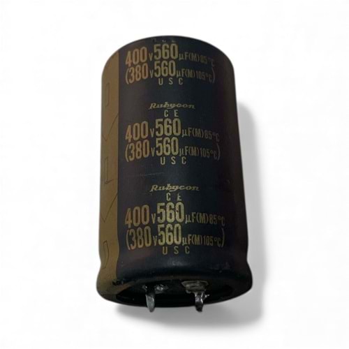 CAP.EL. Rubycon 560uF 400V Kondansatör 30x50mm 105C K05 SNAP-IN
