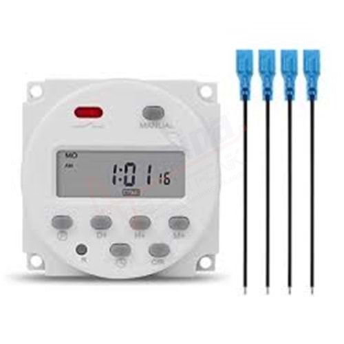 Hubsten CN101A Haftalık Programlanabilir Zaman Ayarlı 12V Röle
