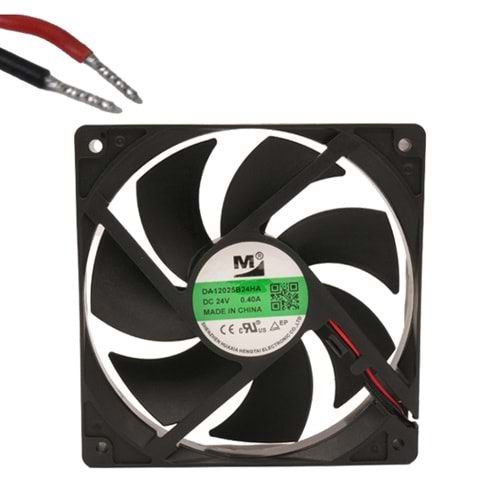 FAN - HENGTAI DA12025B24HA 120x120x25 24VDC 0,40A 6W 3000RPM BB