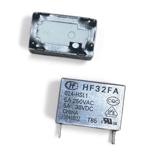 Röle - HONGFA HF32FA 024-HSL1 5A 24VDC 4 Pin Kombi Rölesi
